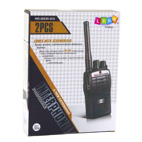 Zestaw Krótkofalówki Walkie Talkie Dla Dzieci Zasięg 50-60M