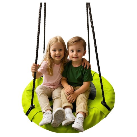 Huśtawka Ogrodowa Bocianie Gniazdo Dla Dzieci Zielona 60cm