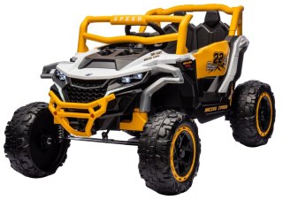 Pojazd na akumulator M1 Biało-Żółty 4x4