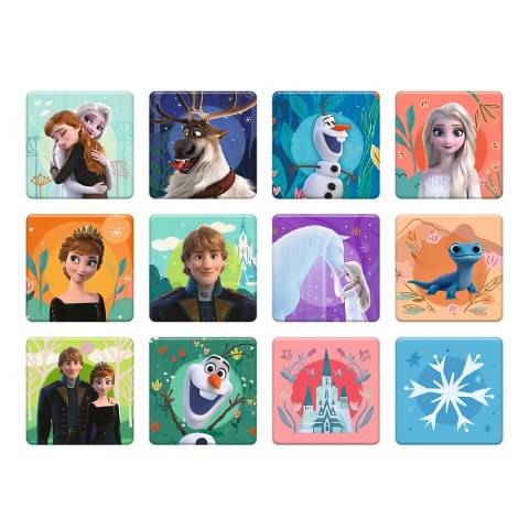 Puzzle + MEMOS - 2w1 (30,48) - Księżniczki w swojej krainie - Disney Kraina Lodu - Trefl 93335