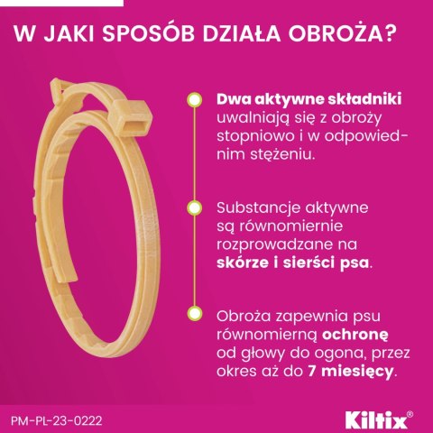 Bayer Kiltix Obroża Na Kleszcze I Pchły Dla Psa 53cm
