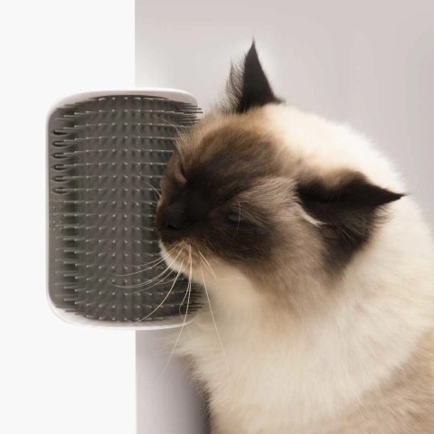 CATIT Self Groomer szczotka narożna dla kota do samodzielnej pielęgnacji, montowana do ściany