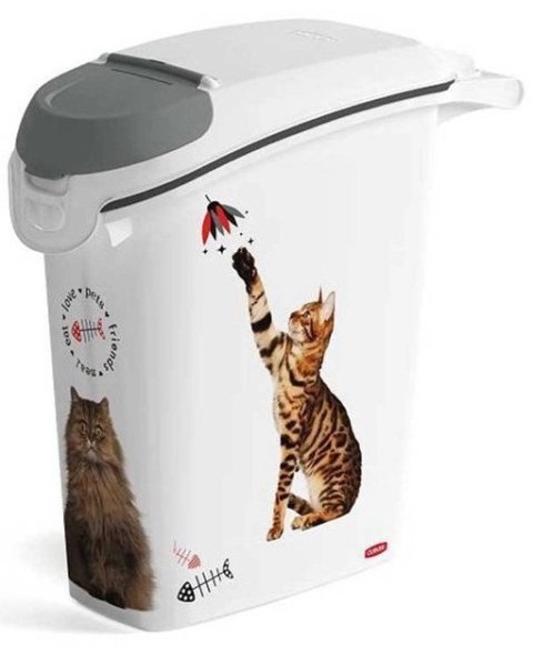 Curver PetLife Pojemnik Do Przechowywania Karmy W Koty 10l