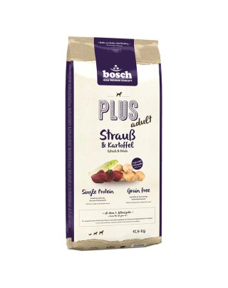 BOSCH Plus Adult Struś & Ziemniaki 12,5kg