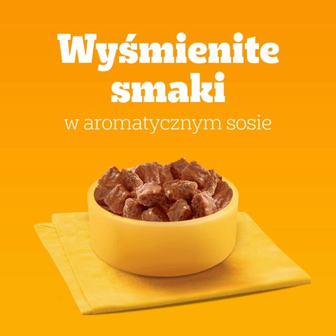 Pedigree Mokra Karma Dla Dorosłych Psów Saszetka Mix Smaków (Z Kurczakiem I Warzywami, Z Wołowiną I Warzywami, Z Indykiem I Marc