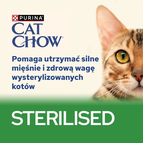 Purina Cat Chow Sterilised Karma Z Kurczakiem I Bakłażanem W Sosie 85g