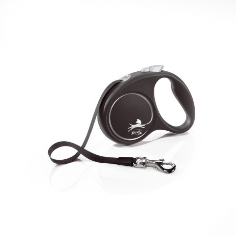 Flexi Smycz Black Design S Taśma 5m Do 15kg Czarna