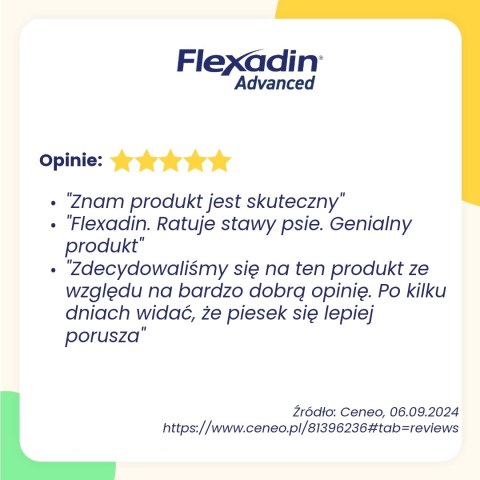 Vetoquinol Flexadin Advanced 60szt