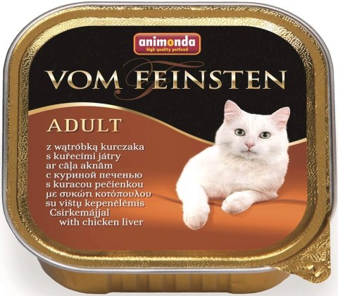 ANIMONDA Vom Feinsten Classic Karma Mokra Dla Kotów Z Wątróbką Drobiową 100G