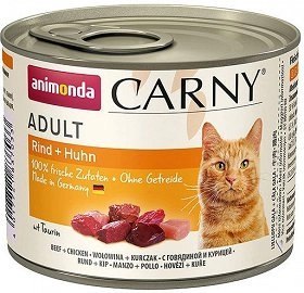 Animonda Cat Carny Adult Wołowina I Kurczak 200g