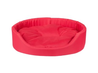 AMIPLAY Legowisko Owalne Basic Czerwone L
