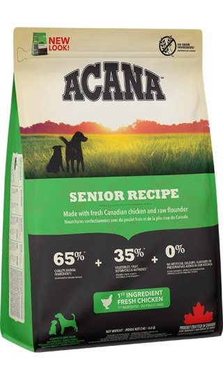 ACANA Senior Dog Dla Psów Starszych Potrzeba 2 Kg