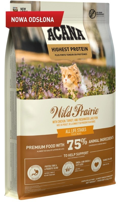 ACANA Wild Prairie Cat - Sucha karma dla kotów, 4,5 kg