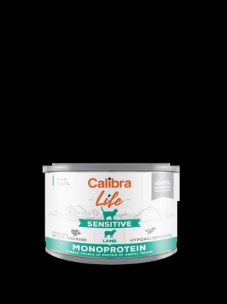 Calibra Cat Life Sensitive Karma Dla Kota Z Jagnięciną 200g