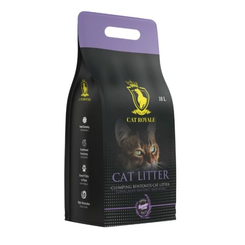 Cat Royale Lawenda Żwirek Bentonitowy 10 L