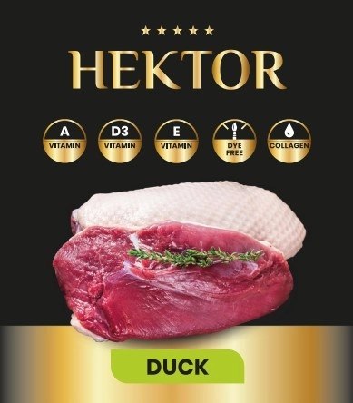 Hektor Karma Premium Baton Dla Psa Z Kaczką 900g