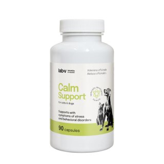 Lab-v Calm Support Wspomaganie Przy Objawach Stresu I Zaburzeniach Behawioralnych 90 Kapsułek