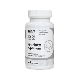 Lab-v Geriato Optimum Wspomaganie Zdrowia Seniorów Dla Psów I Kotów 45 Kapsułek