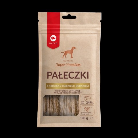 MACED Pałeczki z Królika z Jabłkiem i Burakiem 100g
