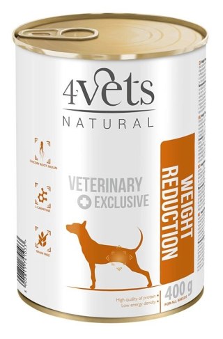 Dolina Noteci 4Vets Dla Psów Weight Reduction 400g