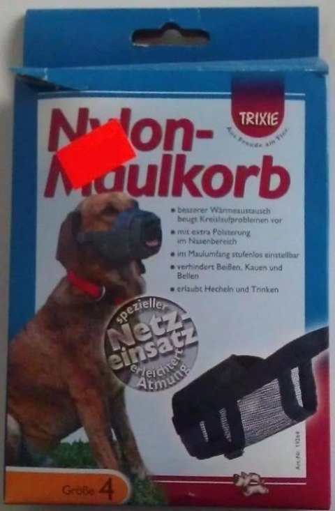 Trixie Kaganiec Nylonowy Z Siatką L-XL