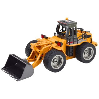 Spychacz Ładowarka Koparka Zdalnie Sterowana RC Huina 1:18