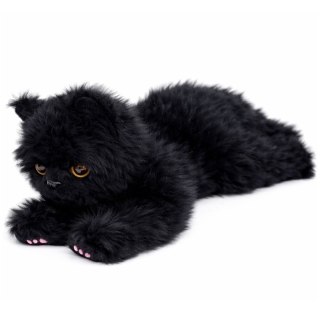 Pluszowa Maskotka Przytulanka Kotek Leżący Czarny 38 cm