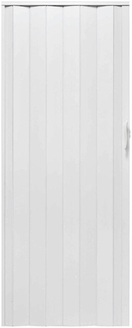 Drzwi harmonijkowe 001P BIAŁY MAT - 90 cm