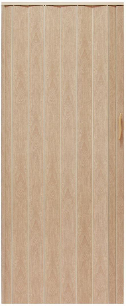 Drzwi harmonijkowe 001P DĄB SONOMA MAT - 90 cm