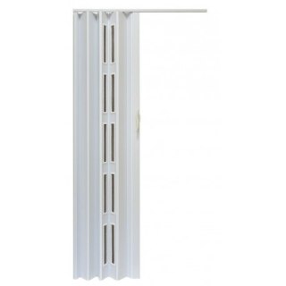 Drzwi harmonijkowe 005S BIAŁY MAT - 80 cm