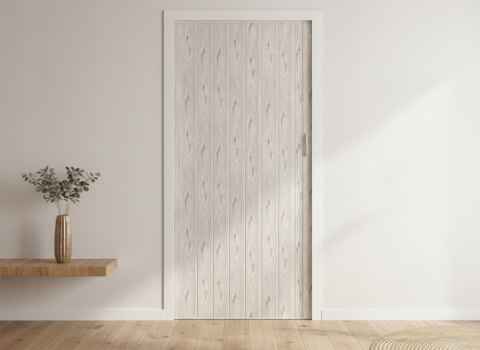 Drzwi harmonijkowe 001P DĄB ALASKA MAT - 100 cm