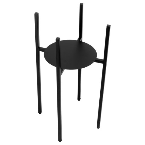Kwietnik stojący loftowy Torre 60 cm czarny