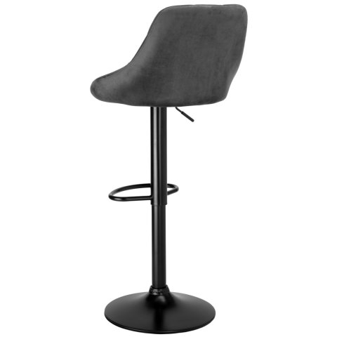 Hoker barowy CYDRO BLACK grafitowy Velvet
