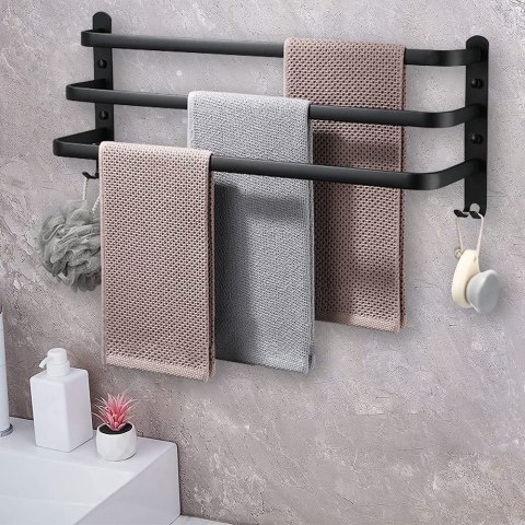 Wieszak Athos 49 cm czarny loft