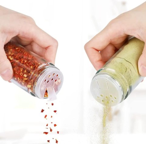 Stojak bambusowy na przyprawy KOCHEN 18 słoików