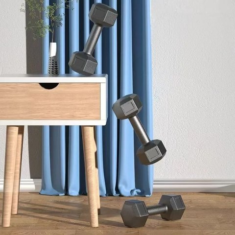 Zestaw 2 hantli KRONOS hantle 2x6 kg