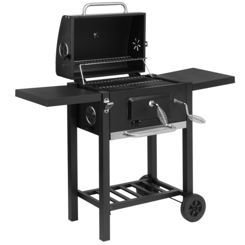Grill węglowy ogrodowy CARBON czarny