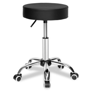 Taboret fryzjerski kosmetyczny TULSA czarny