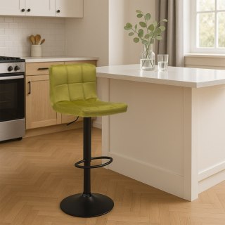 Hoker barowy Arako Black oliwkowe Velvet