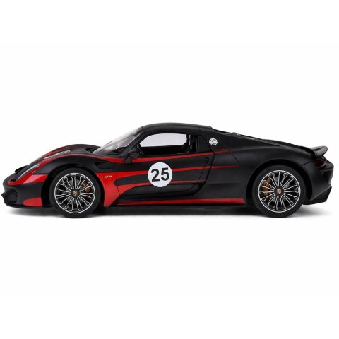 Auto Porsche 918 Spyder Performance Zdalnie Sterowane RC Czarne Rastar 1:14