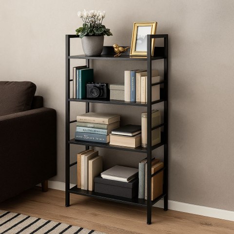 Regał industrialny loft Varberg Black