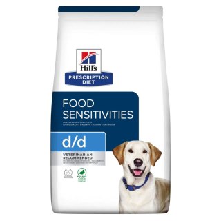 Hill's PD Prescription Diet Canine d/d Kaczka I Ryż 12kg