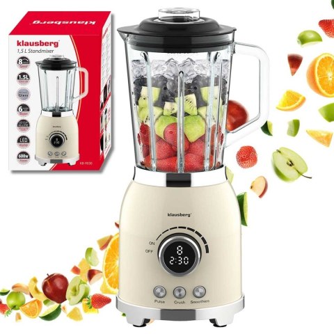 BLENDER KIELICHOWY WYŚWIETLACZ LED KLAUSBERG KB-9030 RETRO