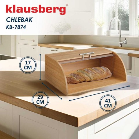 CHLEBAK POJEMNIK BAMBUSOWY NA PIECZYWO KLAUSBERG KB-7874