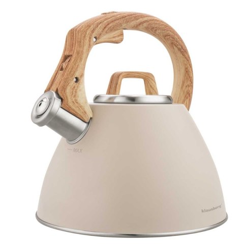 CZAJNIK STALOWY Z GWIZDKIEM 2,5L KLAUSBERG KB-7954