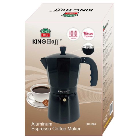 KAWIARKA ZAPARZACZ DO KAWY 600ml KINGHOFF KH-1885 INDUKCJA