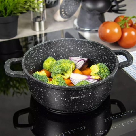 KINGHOFF GARNEK MARMUROWY 24cm KH-1595 4,5L
