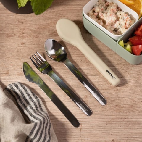 ZESTAW SZTUĆCÓW W ETUI DO LUNCH BOXÓW DIET BOX KINGHOFF KH-1954