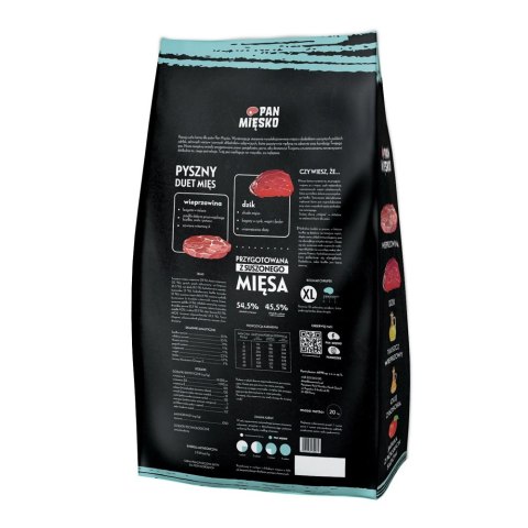 PAN MIĘSKO Wieprzowina Z Dzikiem XL 20kg