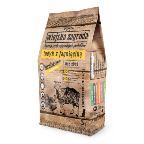 Wiejska Zagroda Indyk z Jagnięciną M 2kg